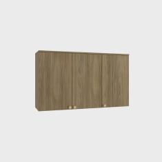Armário Aéreo 120cm 3 Portas Madeira Kappesberg