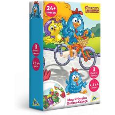 Meu Primeiro Quebra-Cabeça - Galinha Pintadinha  2,3 E 4 Peças