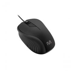 Mouse Multilaser Com Fio 3 Botoes Emborrachado - Mo222