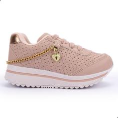 Tenis Infantil Feminino Sneakers com Solado Tendência Exclusiva - Club
