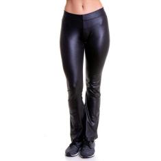 Calça Flare Suplex Básica Cirrê Preto Feminino - Adora! Modas, P, Pret