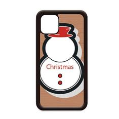 Capa de Natal com ícone de boneco de neve para iPhone 12 Pro Max para Apple Mini Mobile Case Shell