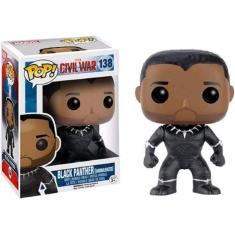 Funko Pop! Marvel: Guerra Civil Capitão América - Pantera Negra (Unmasked Limited Exclusive) #138