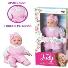 Boneca Que Reza O Pai Nosso Oração Judy Milk Brinquedos 673