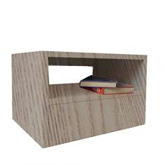 MESA DE CABECEIRA SUSPENSA TROVARELLI 1 GAVETA - MADEIRADO