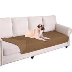 Ameritex Cobertor impermeável para cama de cachorro para móveis, sofá, reversível