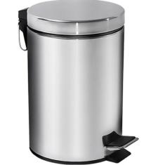 Lixeira de Inox 5 Litros com Balde - Deckol