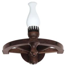 Arandela Muller Roda Carroça 1 Lâmpada Envelhecida 901E - LUMINARIAS M