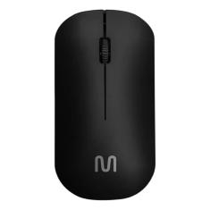 Mouse Sem Fio Slim Box Conexão Usb 1200dpi 3 Botões Preto Multi - MO307
