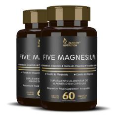 Five Magnesium 5 Magnésio Óxido Taurato Quelato Bisglicinato Cloreto 6