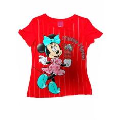 Camiseta Manga Curta Sorvete Minnie D31220 Disney