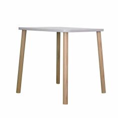 Mesa para Quarto Infantil Hora de Brincar Divicar Móveis Branco/Marroml