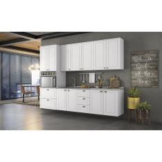 Cozinha Modulada Americana com 6 Peças Branco HP - Henn