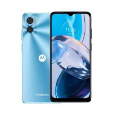 Smartphone Motorola Moto E22 128GB 4G Tela 6.5&quot; Dual Câmera 16MP+2MP Azul