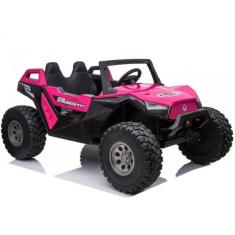 Carrinho Eletrico Infantil 4x4 Buggy Clash 24v - Licensed Buggy, Rosa