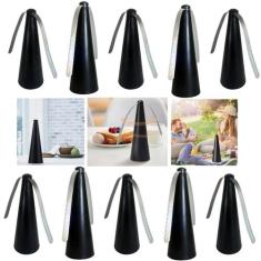 Ventilador Repelente Kit 10 Uni Anti Inseto Afasta Mosca Mosquitos Ar 