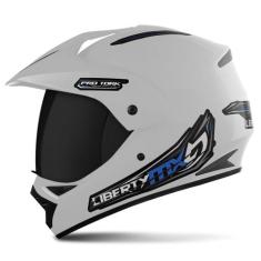 Capacete  Moto Fechado Liberty MX Vision Viseira Fumê Pro Pro Tork Mas