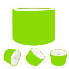 Cúpula Abajur e Luminária em Tecido Cilíndrica Vivare Cp-7022 Ø45x30cm - Bocal Nacional