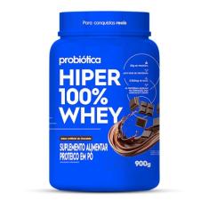 Probiótica Hiper 100% Whey Pote (900G) - Sabor Chocolate