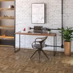 Mesa para Escritório Diretor 1,50m Dynamica - Compace Decor, Nogal / E