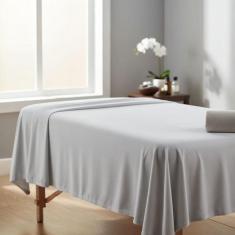 Lençol De Maca Superior Sem Elástico 2,40M X 1,30M Micro Percal 400 Fi