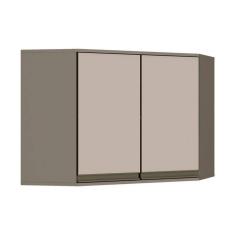 Módulo Cozinha Henn Connect Armário Canto Oblíquo C- 2 Portas Duna-cristal