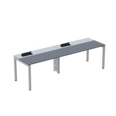 Mesa Plataforma para Coworking para 2 Pessoas 150x792 Psc150 Grafito/Cinza