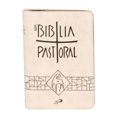 Bíblia Sagrada Pastoral - Bolso - Zíper Creme - Paulus