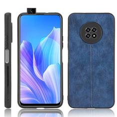 Capa adequada para Huawei Enjoy 20 Plus, capa de celular estilo couro, proteção robusta 360° protege seu telefone capa de cor retrô para Huawei Enjoy 20 Plus
