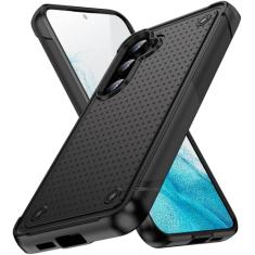 TORRTOWAY Capa projetada para Samsung Galaxy S24 2 em 1 presente Militay Grade Drop Protective Rugged Heavy Duty Capa à prova de choque para Galaxy S24 5G Capa de telefone para mulheres homens meninos