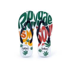 Chinelo Masculino Borracha Estampado Reggae Dia a Dia - Tribo dos Chin