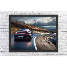 Quadro Decorativo Carros Porsche Salas Quartos Decorações Com Moldura 