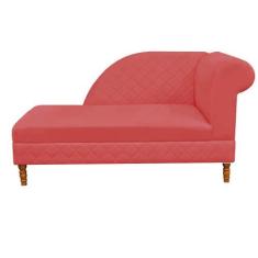 Recamier  Decorativa  Judi Pé em Madeira  2 Lugares Sala de Estar Rece