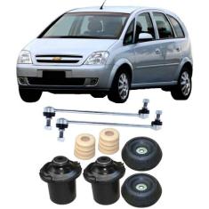 Bieleta + Kit Batente Chevrolet Meriva Dianteiro 2002 Até 2012 O Par -