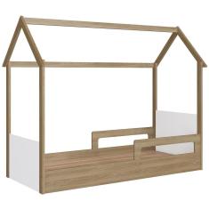 Cama Infantil Montessoriana Casinha Infix C06 Aveiro-branco - Mpozenato