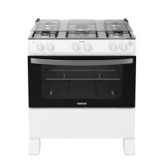Fogão 5 Bocas a Gás Itatiaia Waves New com Acendimento Automático e Forno 82L Bivolt Branco