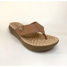 Chinelo Modare Ultra Conforto Ortopédico, Nude camel, 38