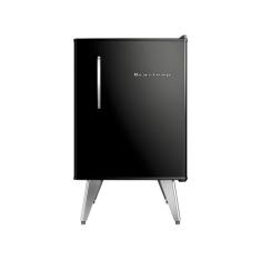 Frigobar Brastemp 76L Preto Retrô BRA08ME, Preto, 220V