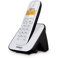 Aparelho Telefone Fixo Sem Fio Digital Branco Preto Bina Top Homologação: 20121300160