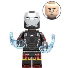 Boneco Blocos De Montar Vingadores Iron Man Mk 22 Hot Rod