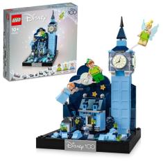 Bloco de construção de brinquedo LEGO Disney Peter Pan & Wendy`s Flight