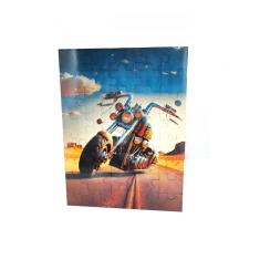 Quebra-cabeça Moto na Estrada de MDF 40 peças 29x39 cm