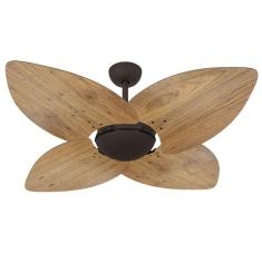 Ventilador De Teto Volare Marrom Office Dunamis Freijó 220V