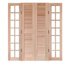 Porta Balcão Mista Abrir Reto 1,20 X 2,10 Rodam Natural