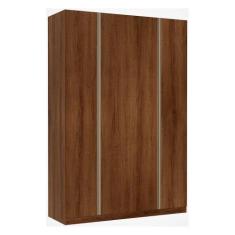 Guarda Roupa Solteiro 4 Portas 3 Gavetas Internas Prime Plus 159 cm Lu