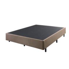 Cama Box Casal Reforçado Linho 138x188x38 Cm - B&G
