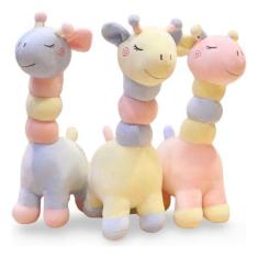 Ursinho De Pelúcia Urso Bichinho Animal Girafa Girafinha Zoo Brinquedo