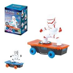 Boneco Infantil Robô Radical Star Galaxy  Gira 360º Lançamento - toys