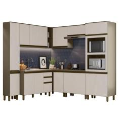 Cozinha Completa de Canto Connect 8 Peças com Torre Quente 2 Fornos - 