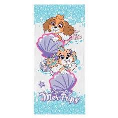 Toalha de Banho Felpuda Estampada Patrulha Canina Menina 0,60cm x 1,20m